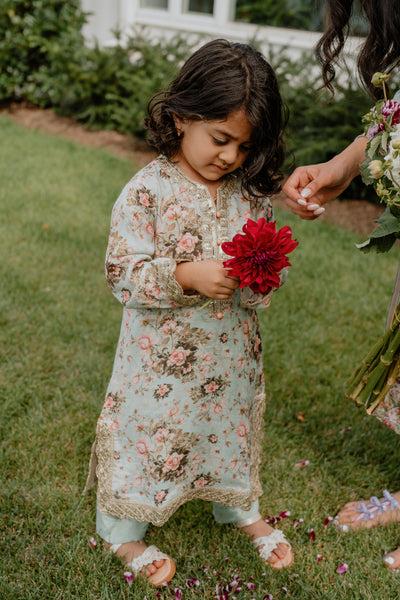 Nola Kids 3 Piece Stitched Suit – Ayla Noor
