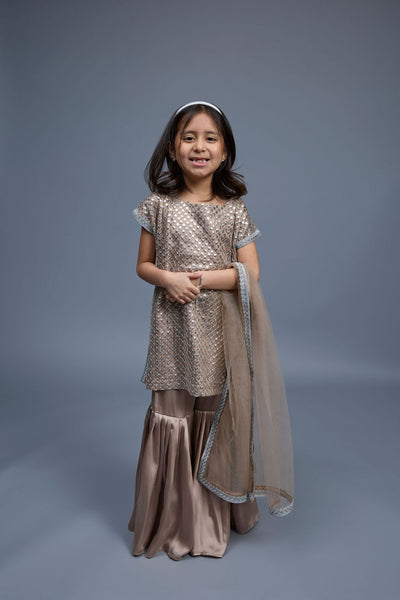 Zoey Kids 3 Piece Stitched Suit – Ayla Noor