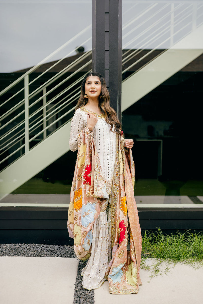 Sajal Bridal 3 Piece Stitched Suit