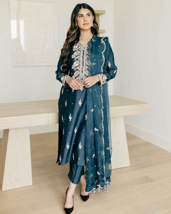 Emerson 3 Piece Stitched Suit Ready to Ship