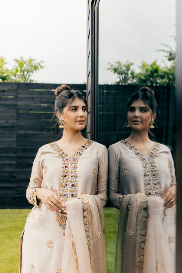 Aurelia 3 Piece Stitched Suit Ready To Ship