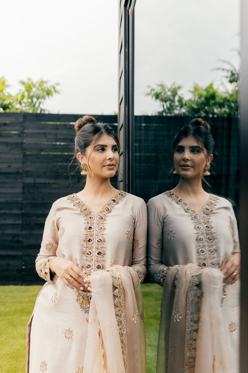 Aurelia 3 Piece Stitched Suit Ready To Ship