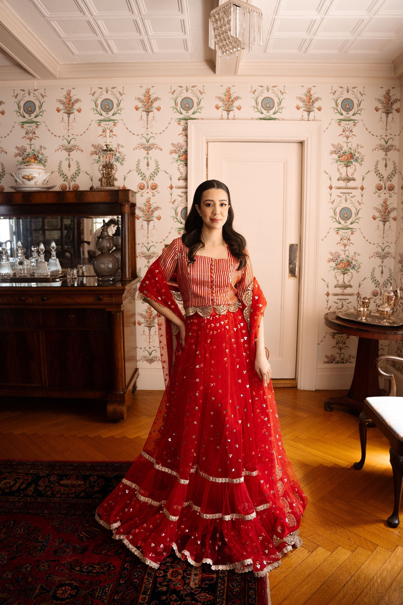 Ilara 3 Piece Stitched Suit