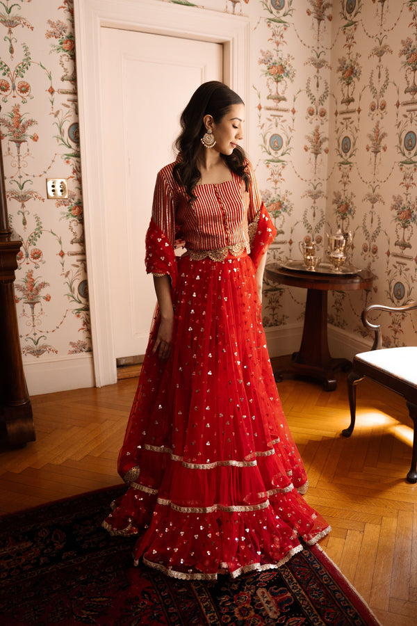 Ilara 3 Piece Stitched Suit