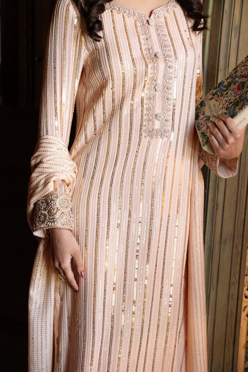 Alina 3 Piece Stitched Suit