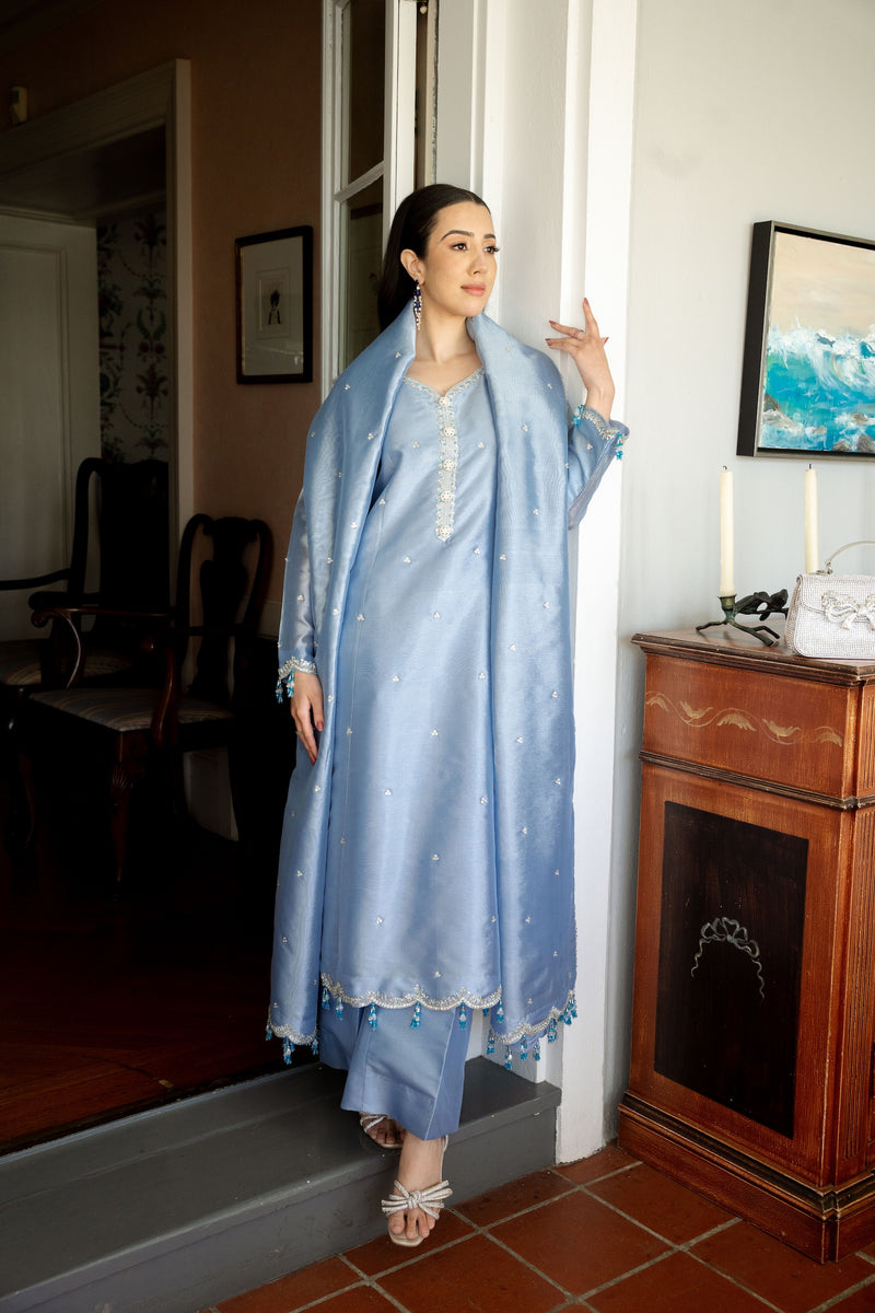 Holly 3 Piece Stitched Suit