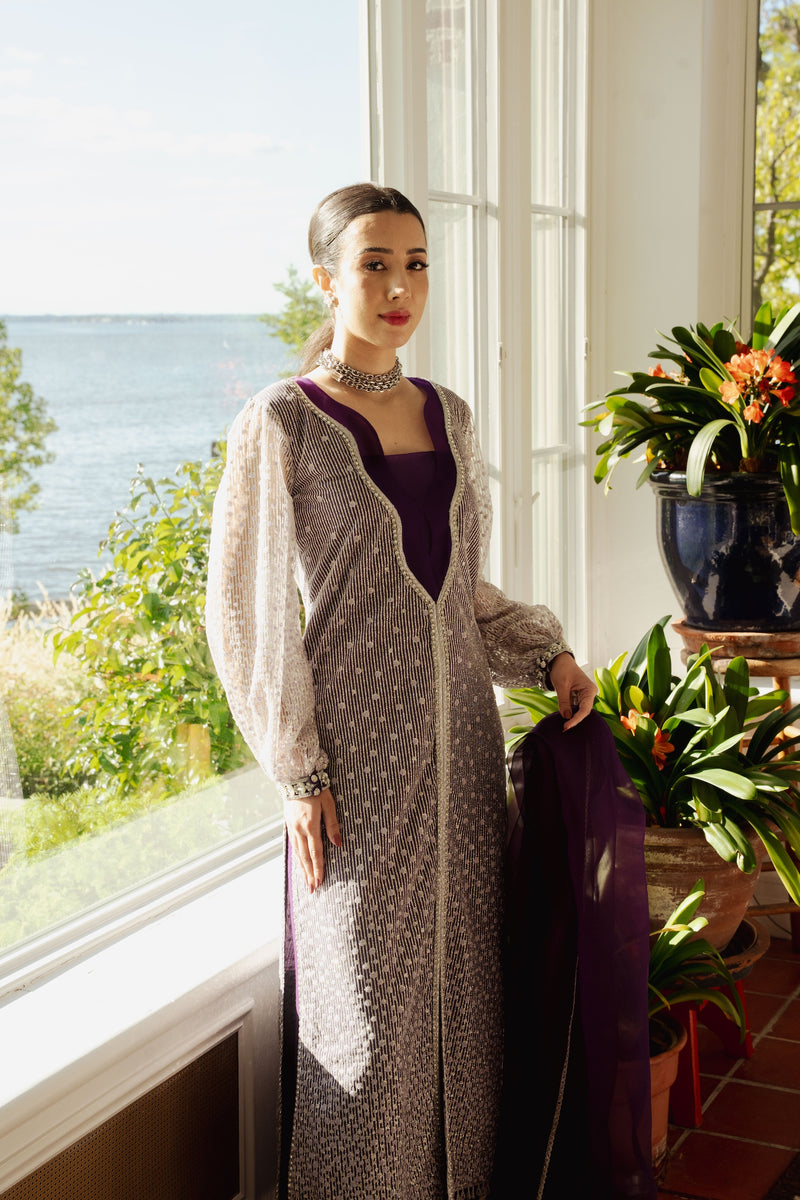Indigo 3 Piece Stitched Suit