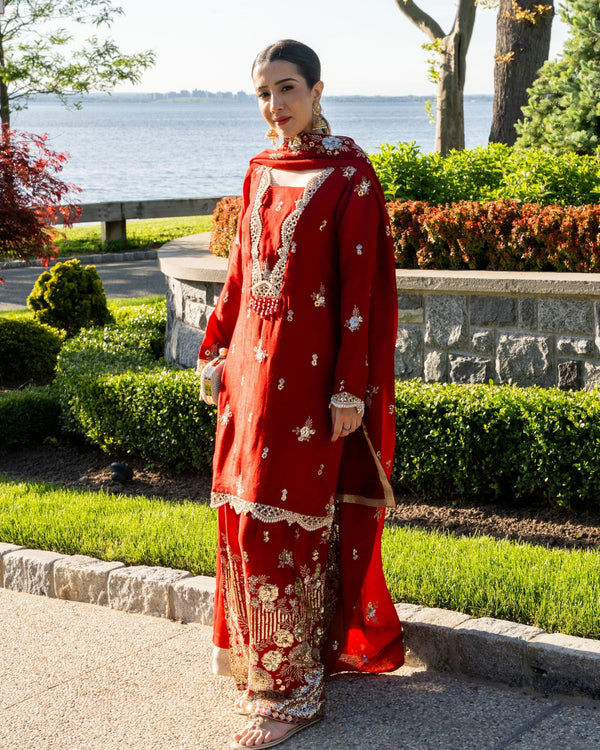 Scarlett 3 Piece Stitched Suit