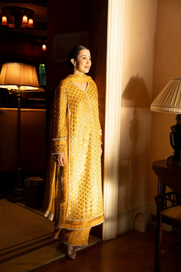 Daisy 3 Piece Stitched Suit