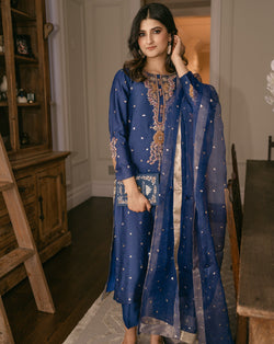 Olivia 3 Piece Stitched Suit Ready To Ship