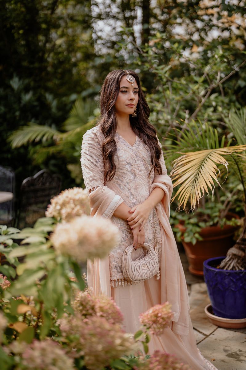 Celeste 3 Piece Stitched Suit