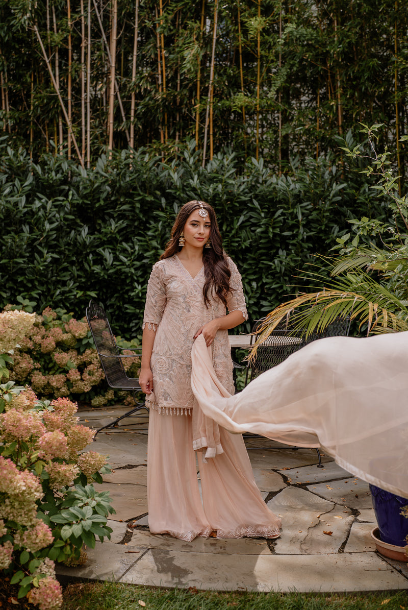 Celeste 3 Piece Stitched Suit