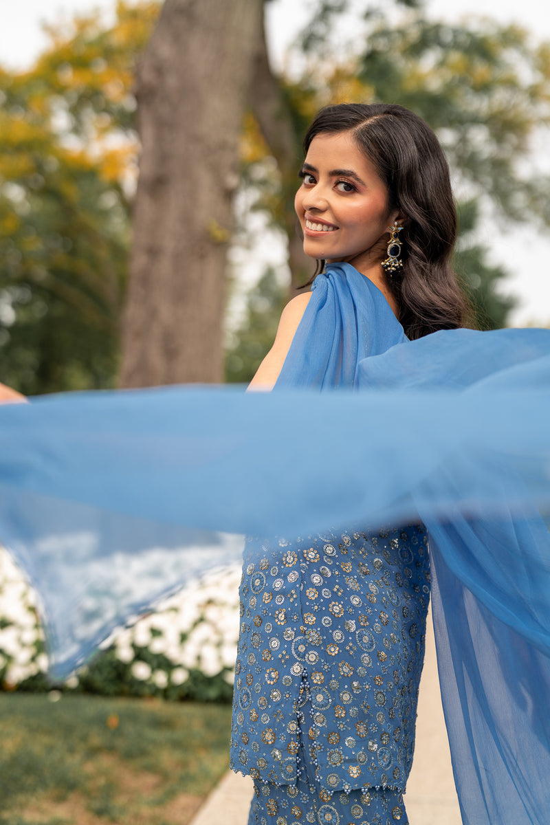 Millie 3 Piece Stitched Suit