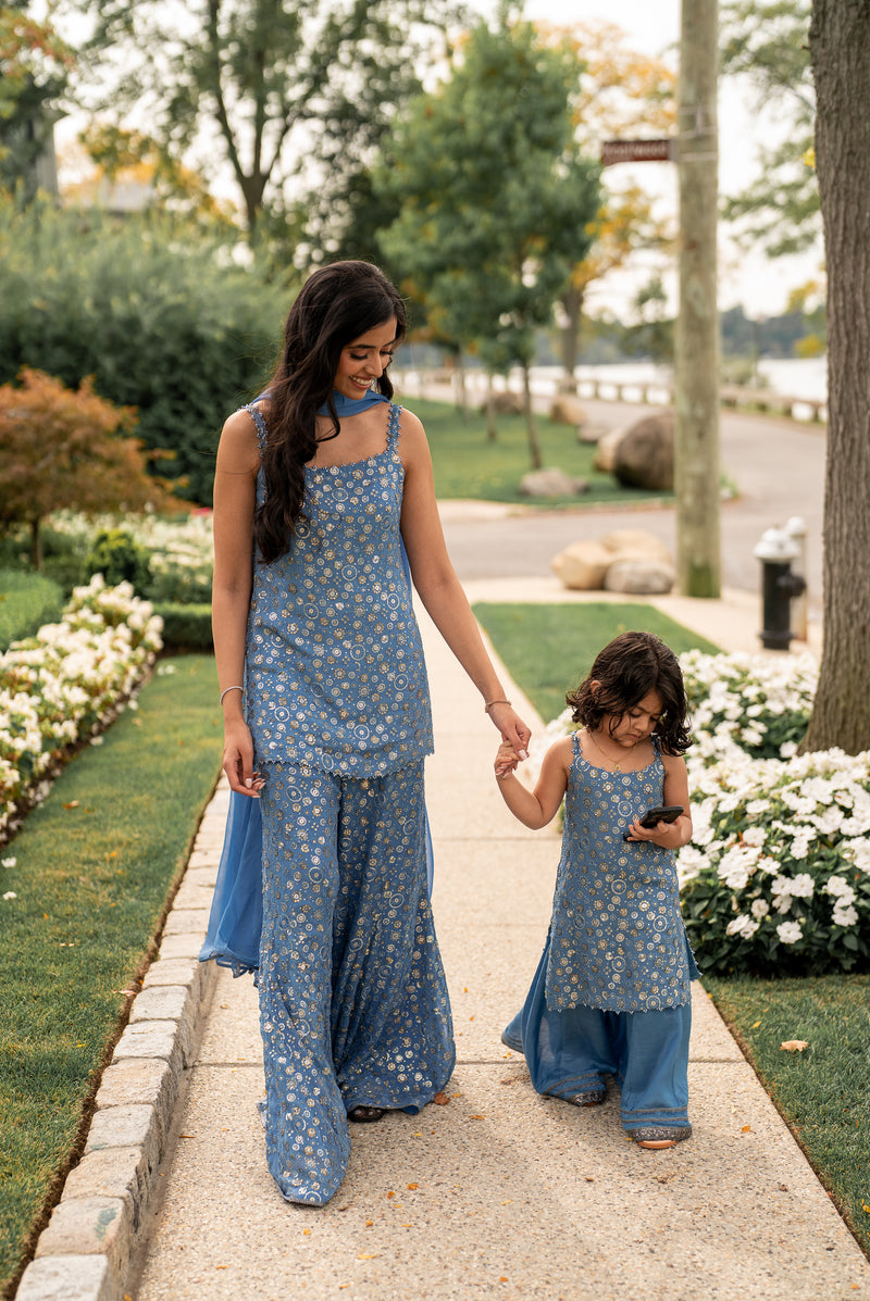 Millie Kids 3 Piece Stitched Suit