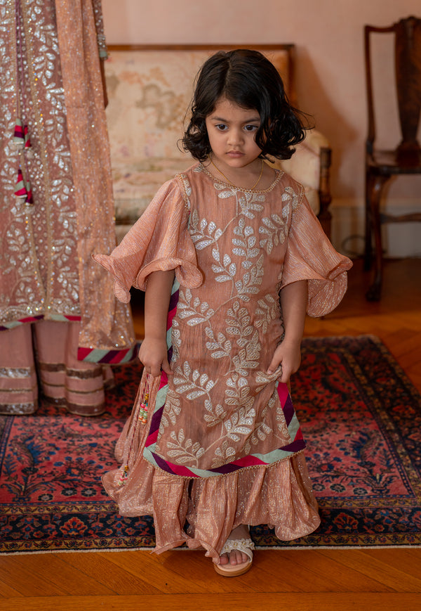 Soraya Kids 3 Piece Stitched Suit
