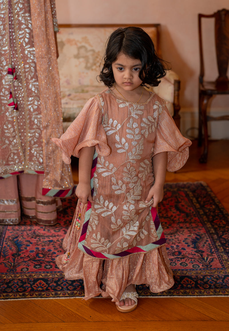 Soraya Kids 3 Piece Stitched Suit