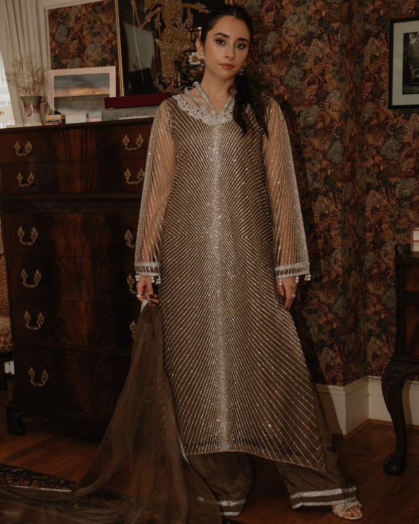 Leonie 3 Piece Stitched Suit
