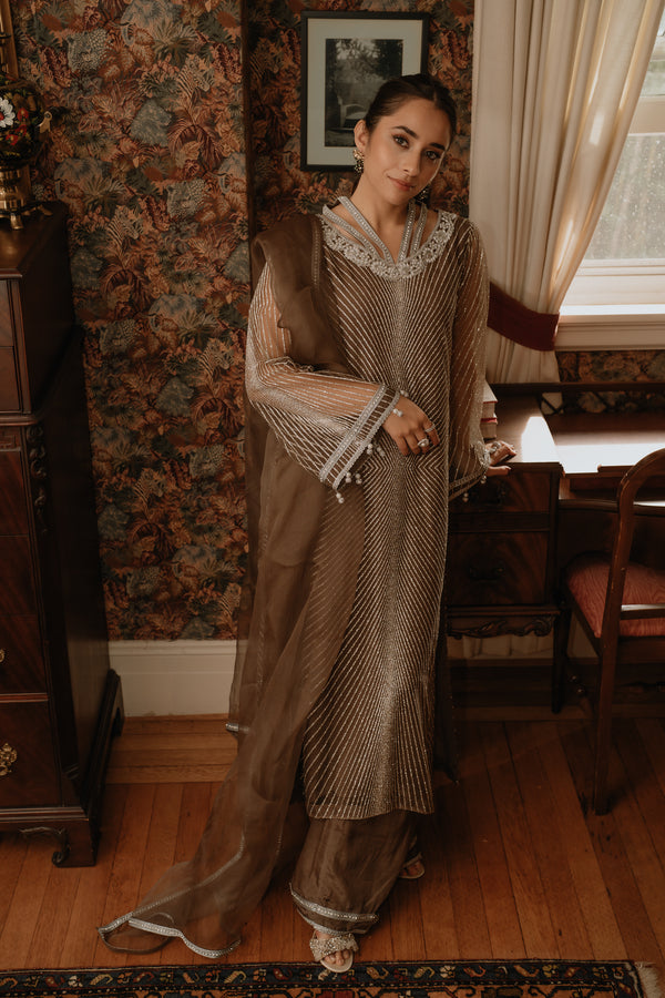 Leonie 3 Piece Stitched Suit