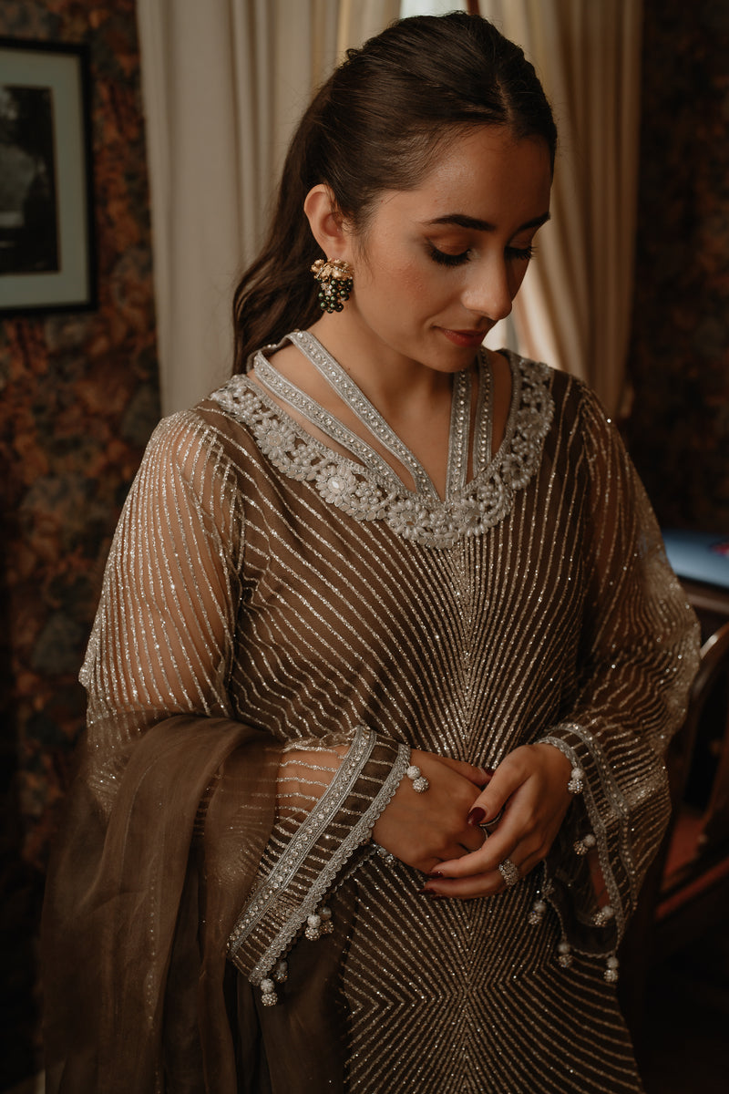 Leonie 3 Piece Stitched Suit