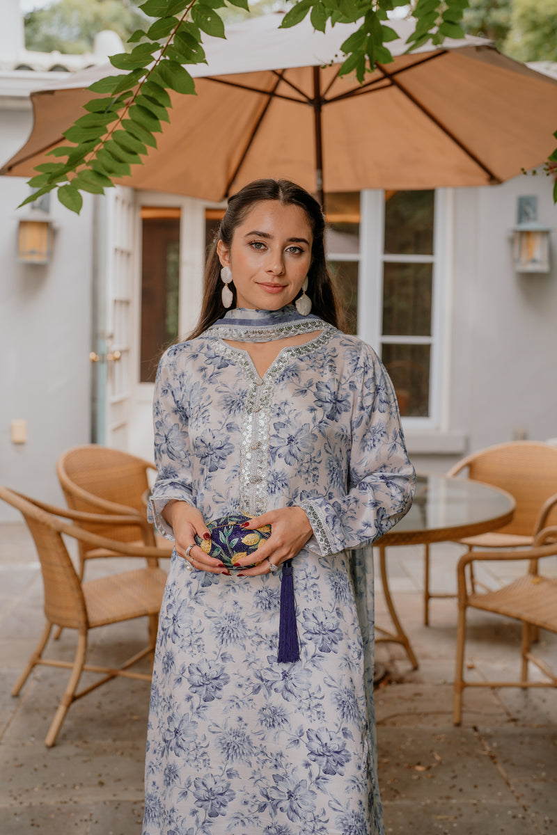 Azura 3 Piece Stitched Suit