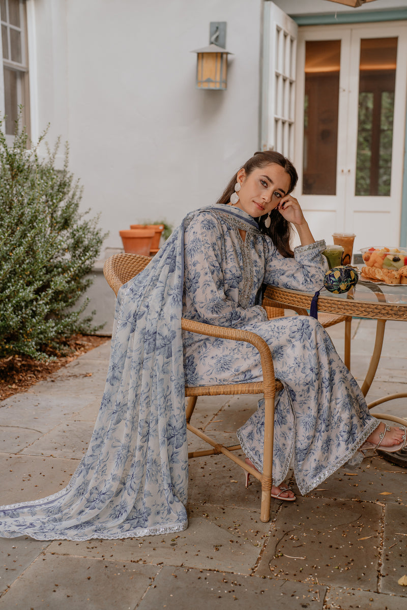 Azura 3 Piece Stitched Suit