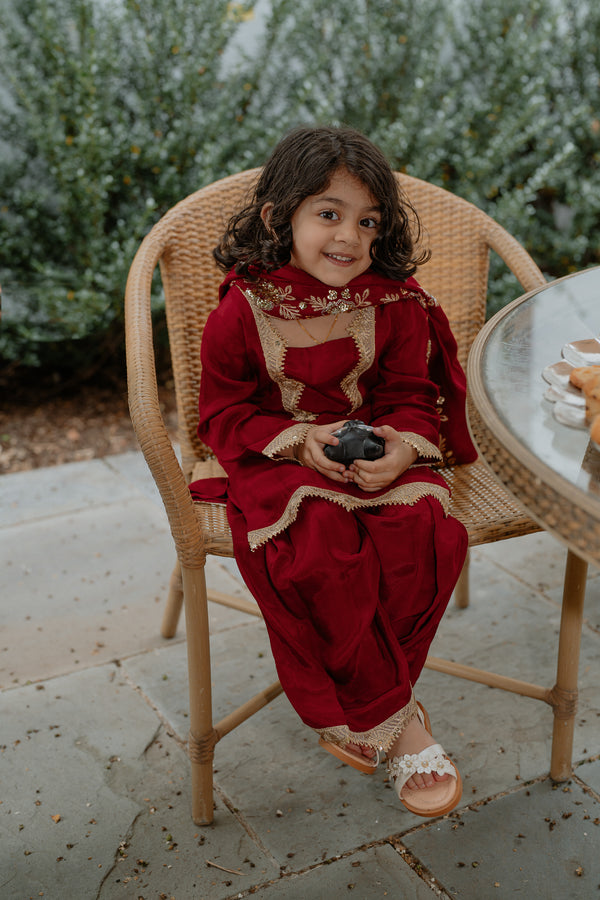 Scarlett Kids 3 Piece Stitched Suit