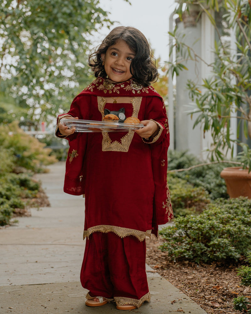Scarlett Kids 3 Piece Stitched Suit