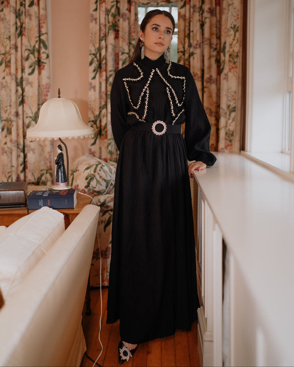 Delphine Dress (Black)