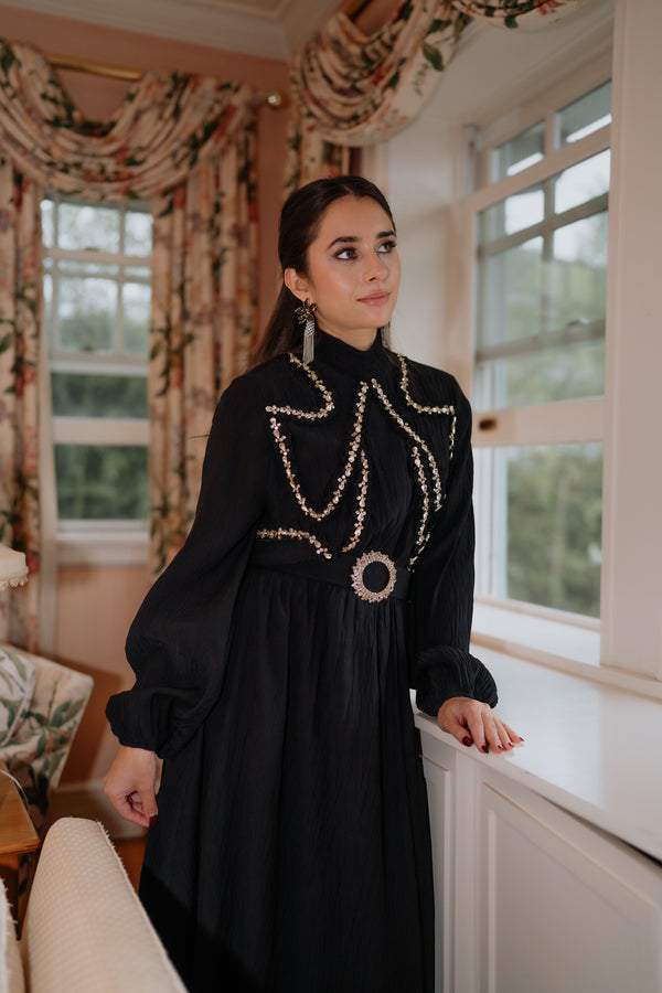 Delphine Dress (Black)