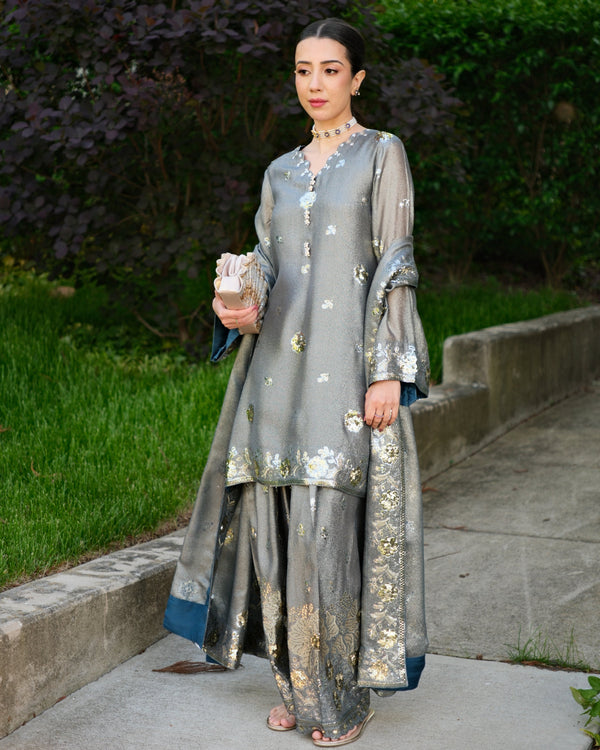 Noora 3 Piece Stitched Suit