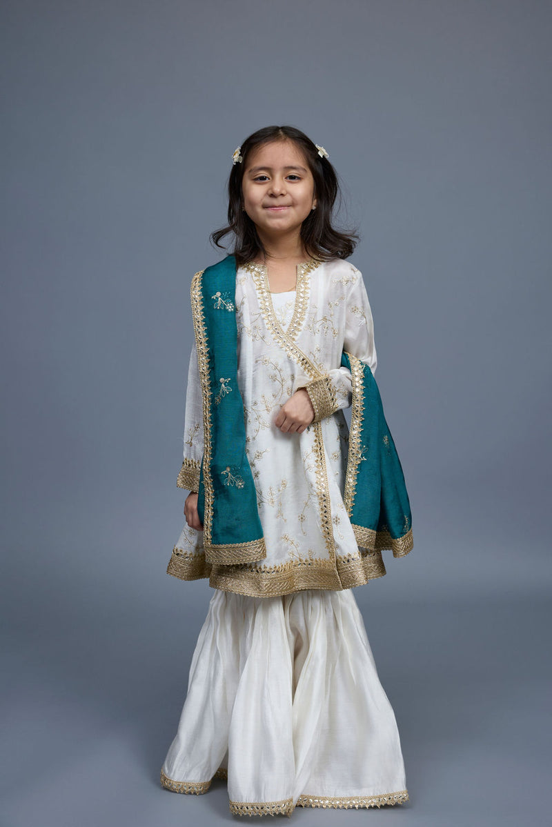 Noor Kids 3 Piece Stitched Suit
