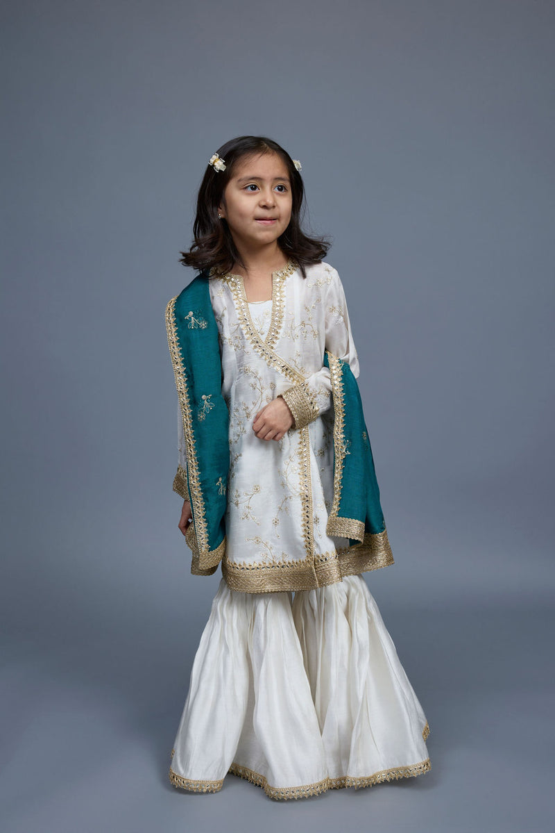 Noor Kids 3 Piece Stitched Suit