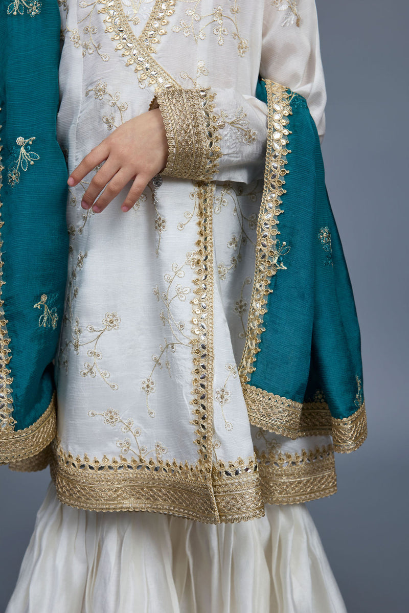 Noor Kids 3 Piece Stitched Suit
