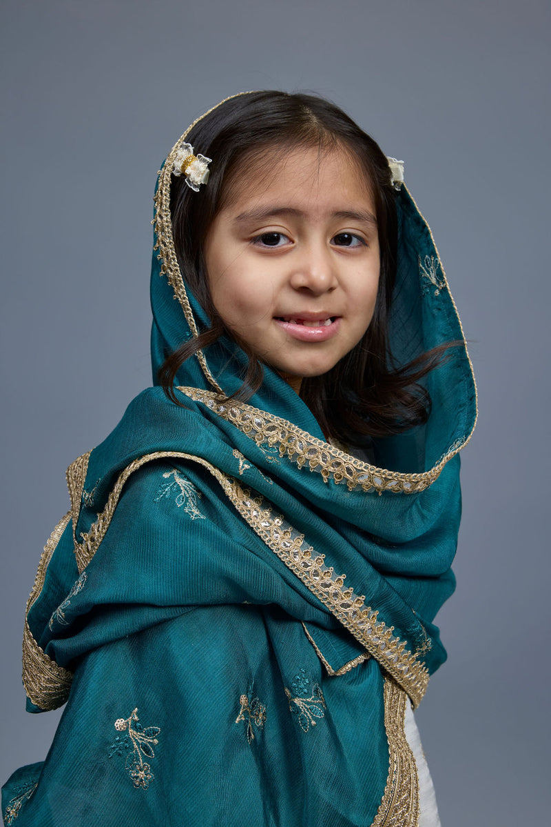 Noor Kids 3 Piece Stitched Suit