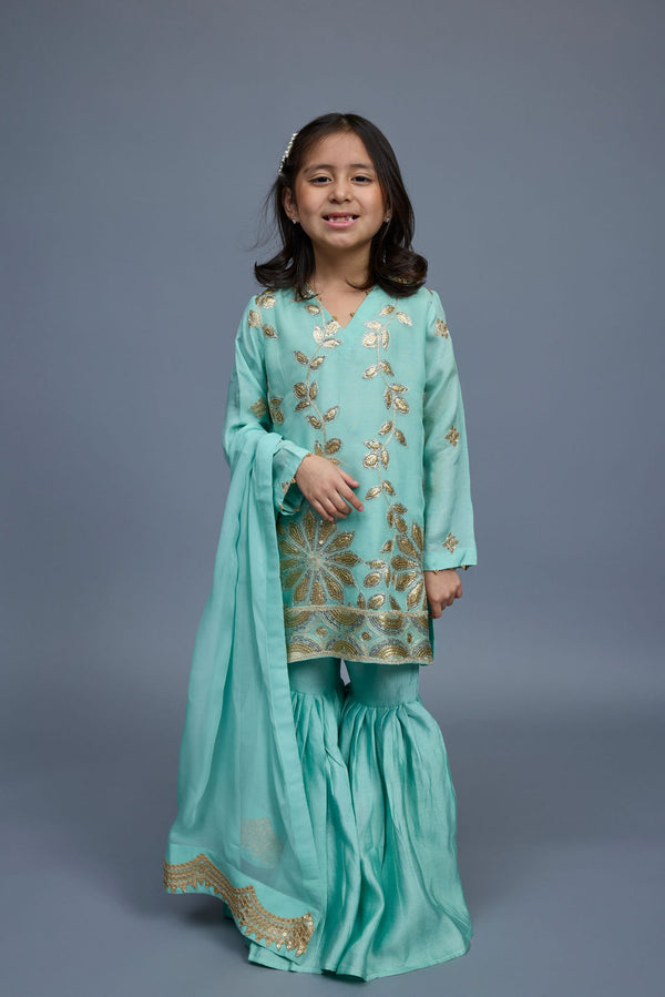 Safa Kids 3 Piece Stitched Suit