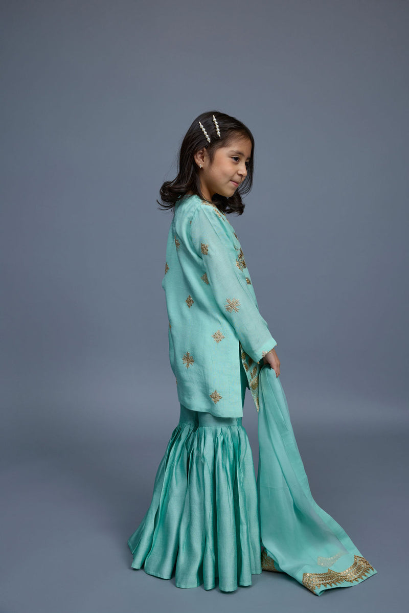 Safa Kids 3 Piece Stitched Suit