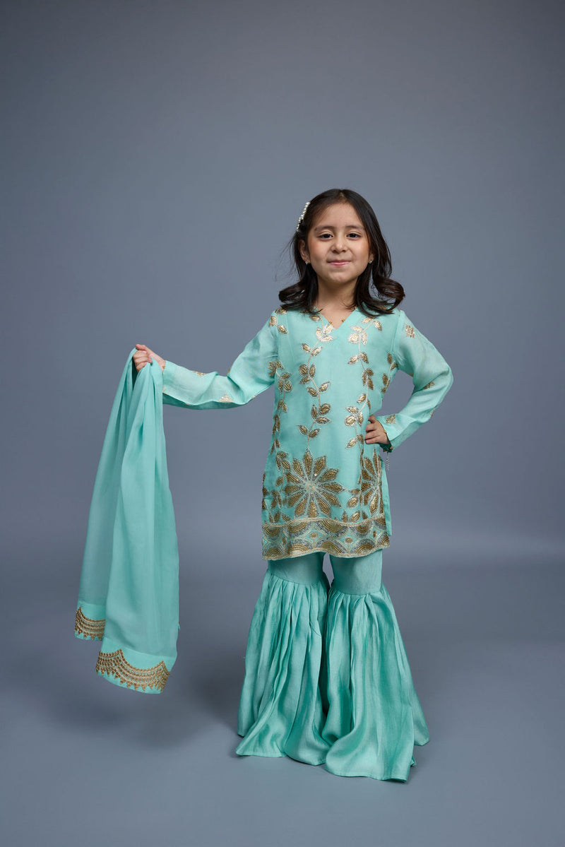 Safa Kids 3 Piece Stitched Suit