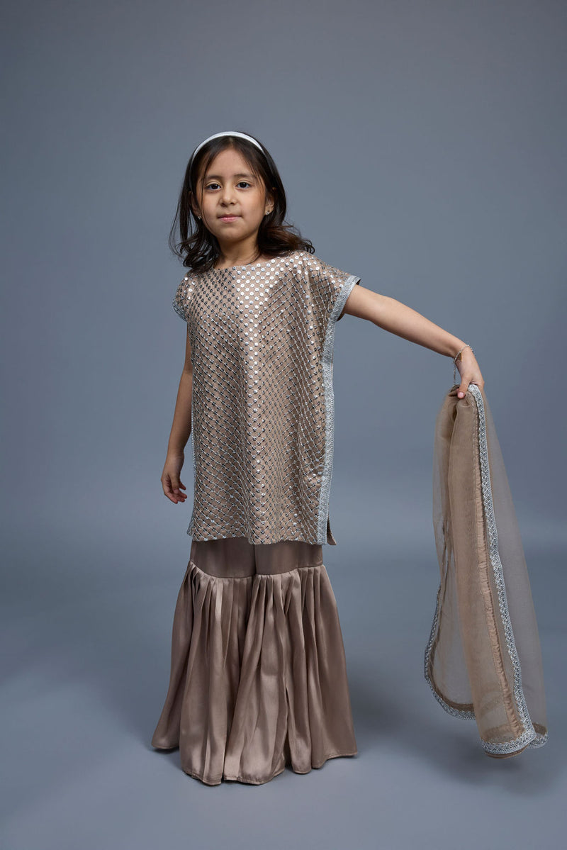 Zoey Kids 3 Piece Stitched Suit