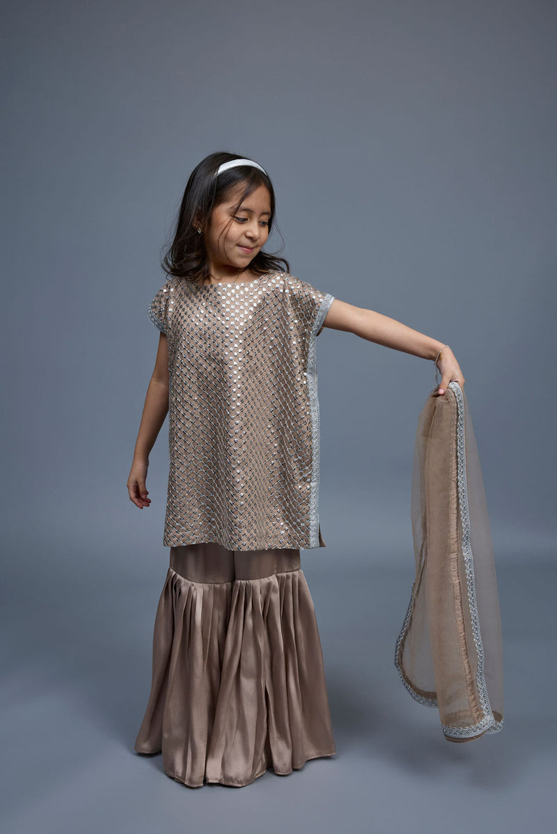 Zoey Kids 3 Piece Stitched Suit