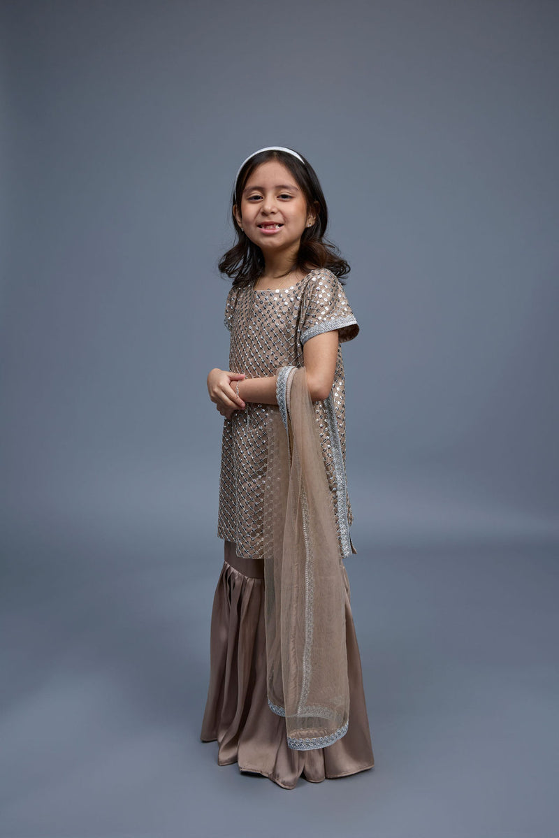Zoey Kids 3 Piece Stitched Suit