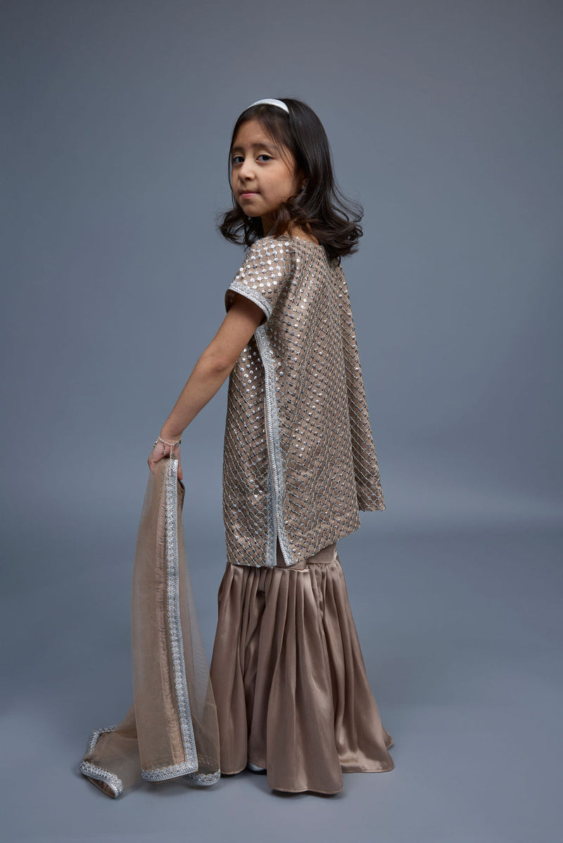 Zoey Kids 3 Piece Stitched Suit