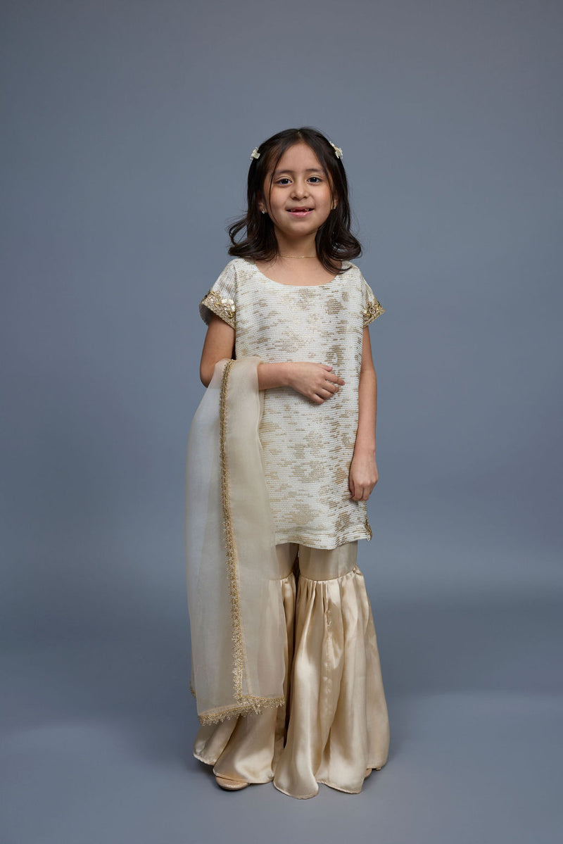 Elise Kids 3 Piece Stitched Suit