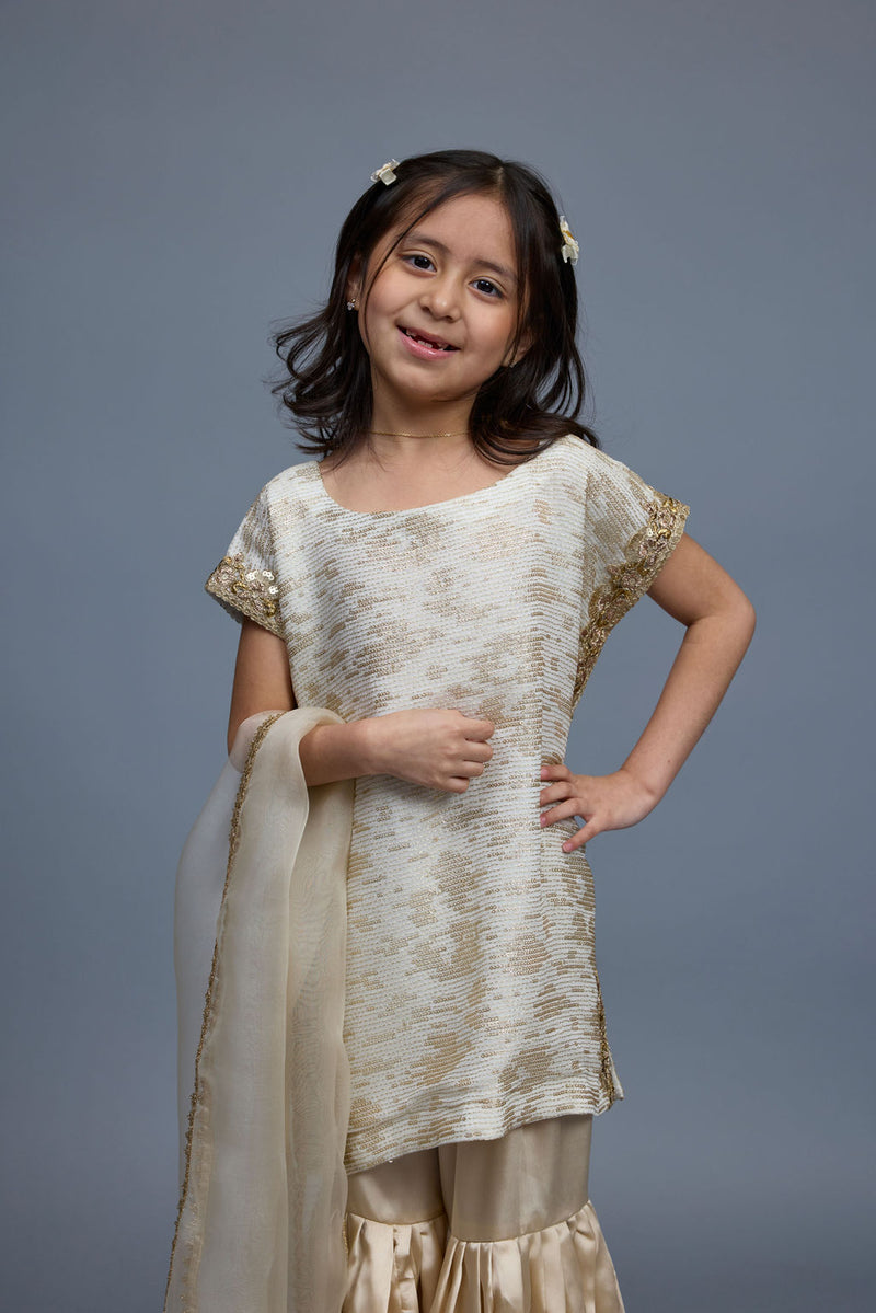 Elise Kids 3 Piece Stitched Suit