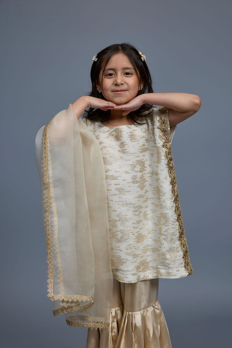 Elise Kids 3 Piece Stitched Suit