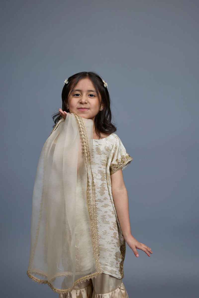 Elise Kids 3 Piece Stitched Suit