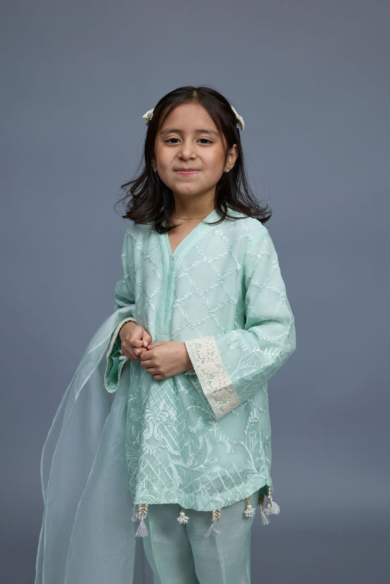 Malia Kids 3 Piece Stitched Suit