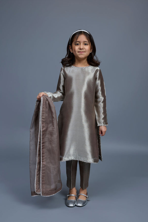 Hazel Kids 3 Piece Stitched Suit