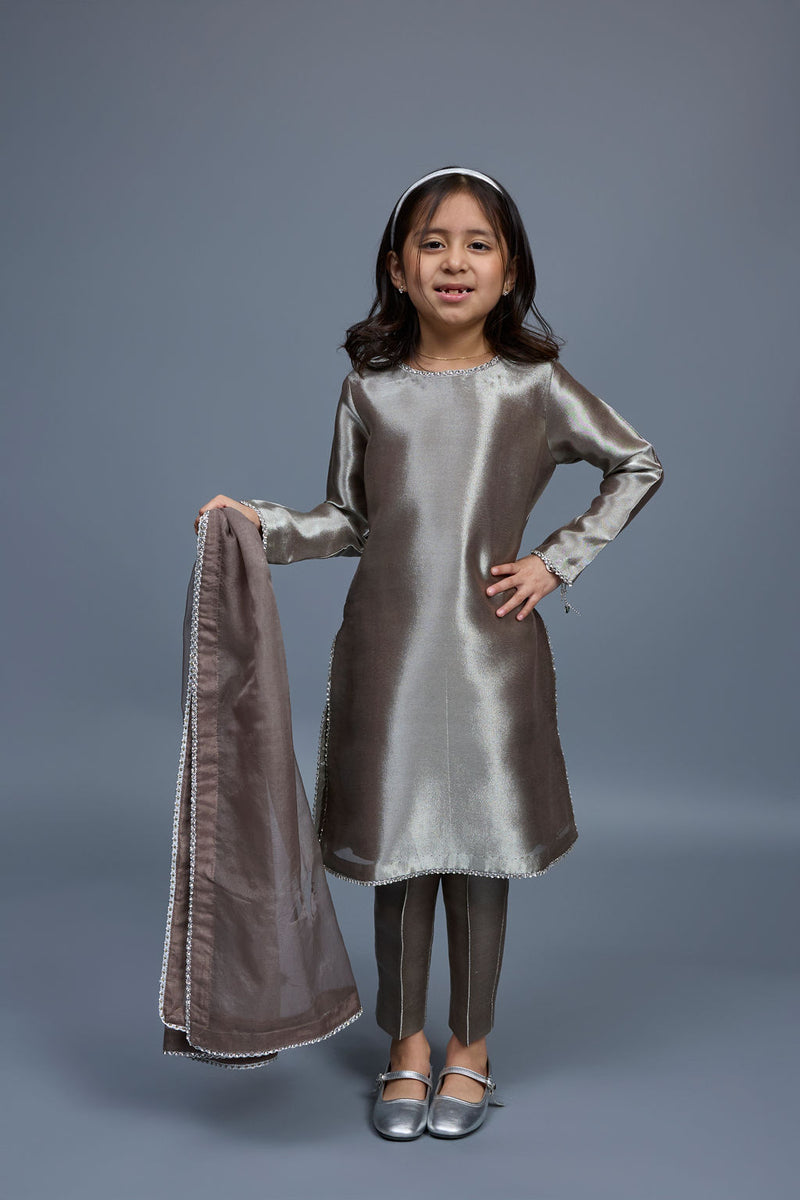 Hazel Kids 3 Piece Stitched Suit