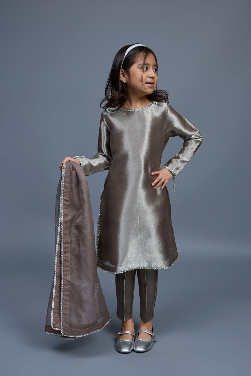 Hazel Kids 3 Piece Stitched Suit