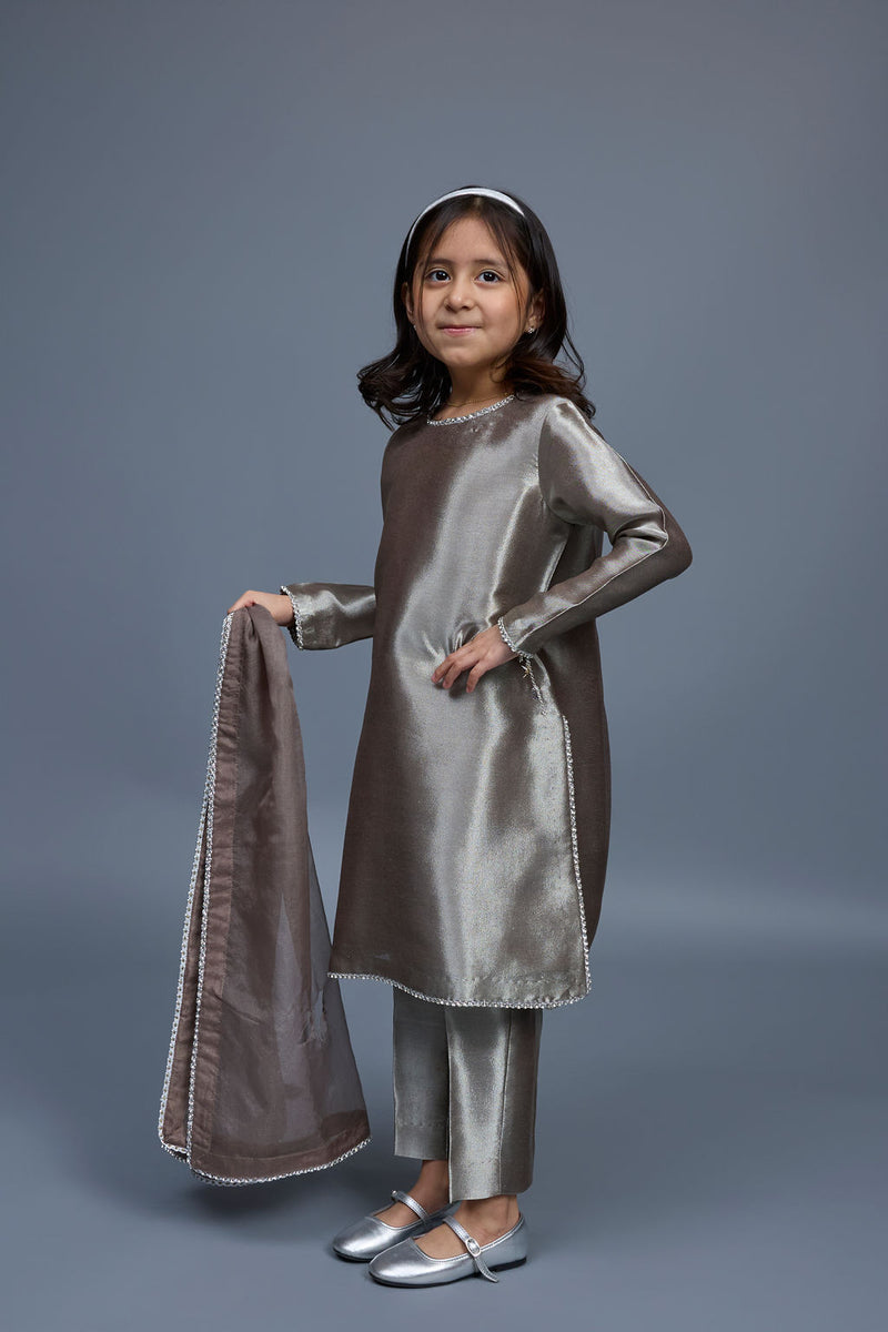 Hazel Kids 3 Piece Stitched Suit